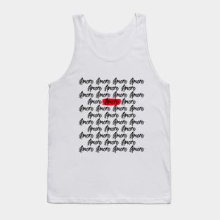 Amore Print Tank Top